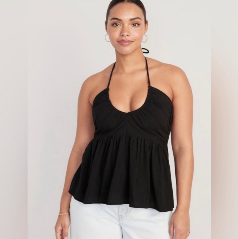 Old Navy - Black Halter Top